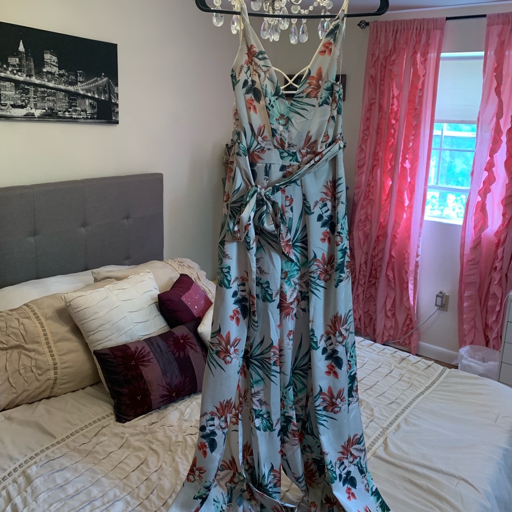 Floral jumpsuit
